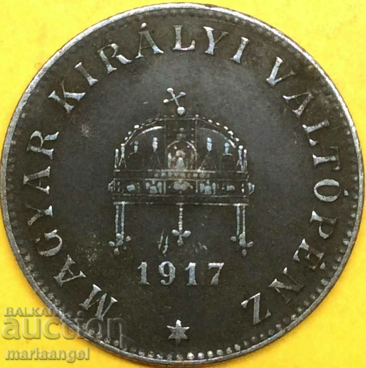 Hungary 20 fillers 1917