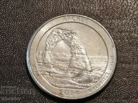 Utah Arches 25 Cent 2014 D