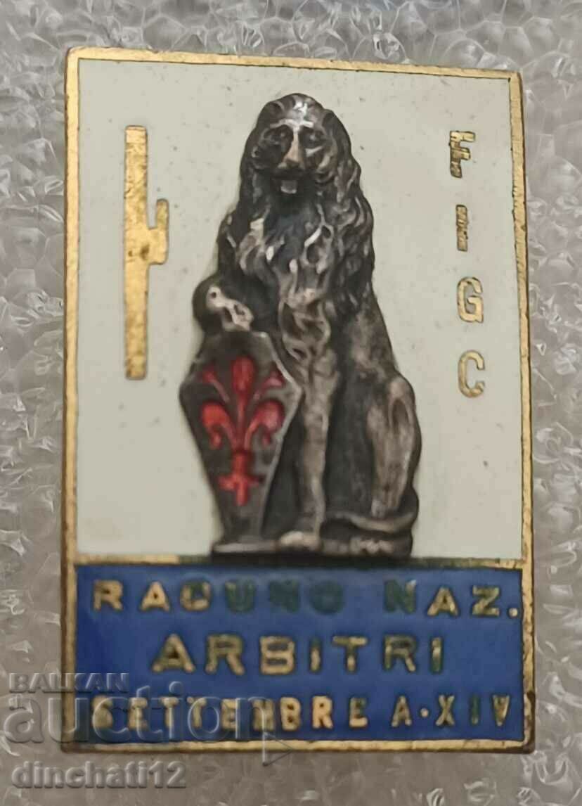 Mussolini's Italy. RADUNO NAZ. ARBITRATORS. Soccer Referee with price 565.00 BGN | € 288.88