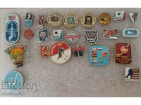 Badge collection. Ice-hockey