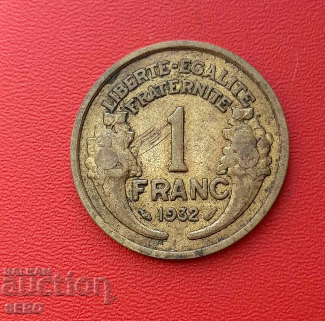 Franța-1 franc 1932