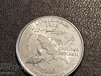 Louisiana 25 Cent 2002 D