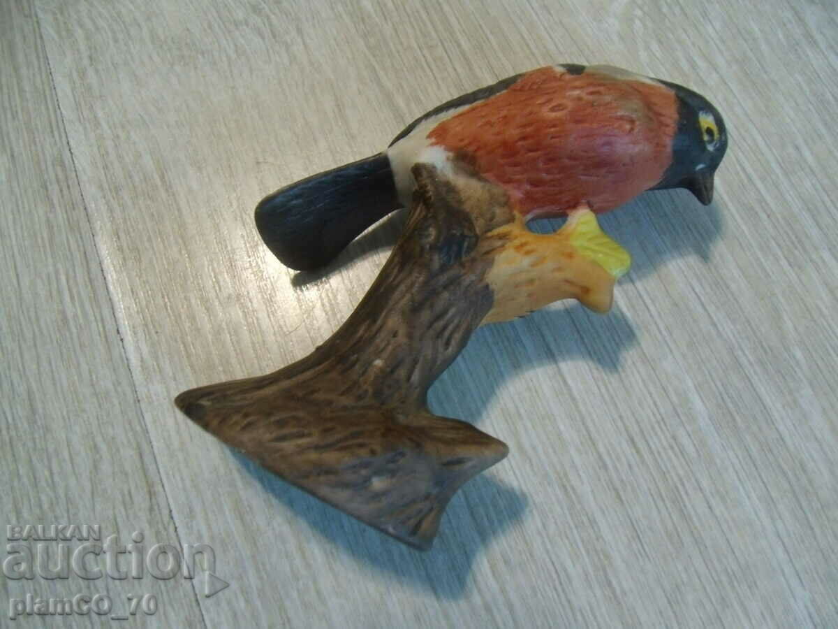 No.*7768 παλιό πορσελάνινο ειδώλιο - πουλί - ΤΑΥΡΟΣ - FINCH με τιμή 12.00 BGN | € 6.14