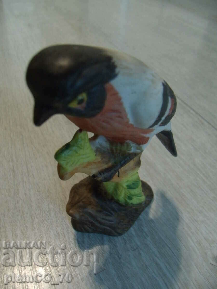 Παράδοση No.*7768 παλιό πορσελάνινο ειδώλιο - πουλί - ΤΑΥΡΟΣ - FINCH