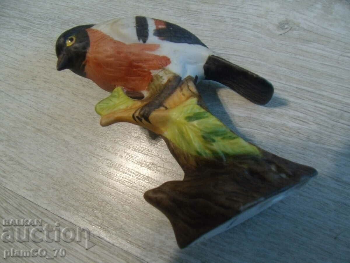 No.*7768 παλιό πορσελάνινο ειδώλιο - πουλί - ΤΑΥΡΟΣ - FINCH - 5