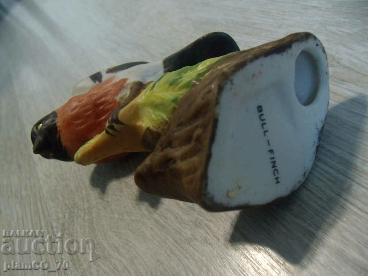 No.*7768 παλιό πορσελάνινο ειδώλιο - πουλί - ΤΑΥΡΟΣ - FINCH - 6