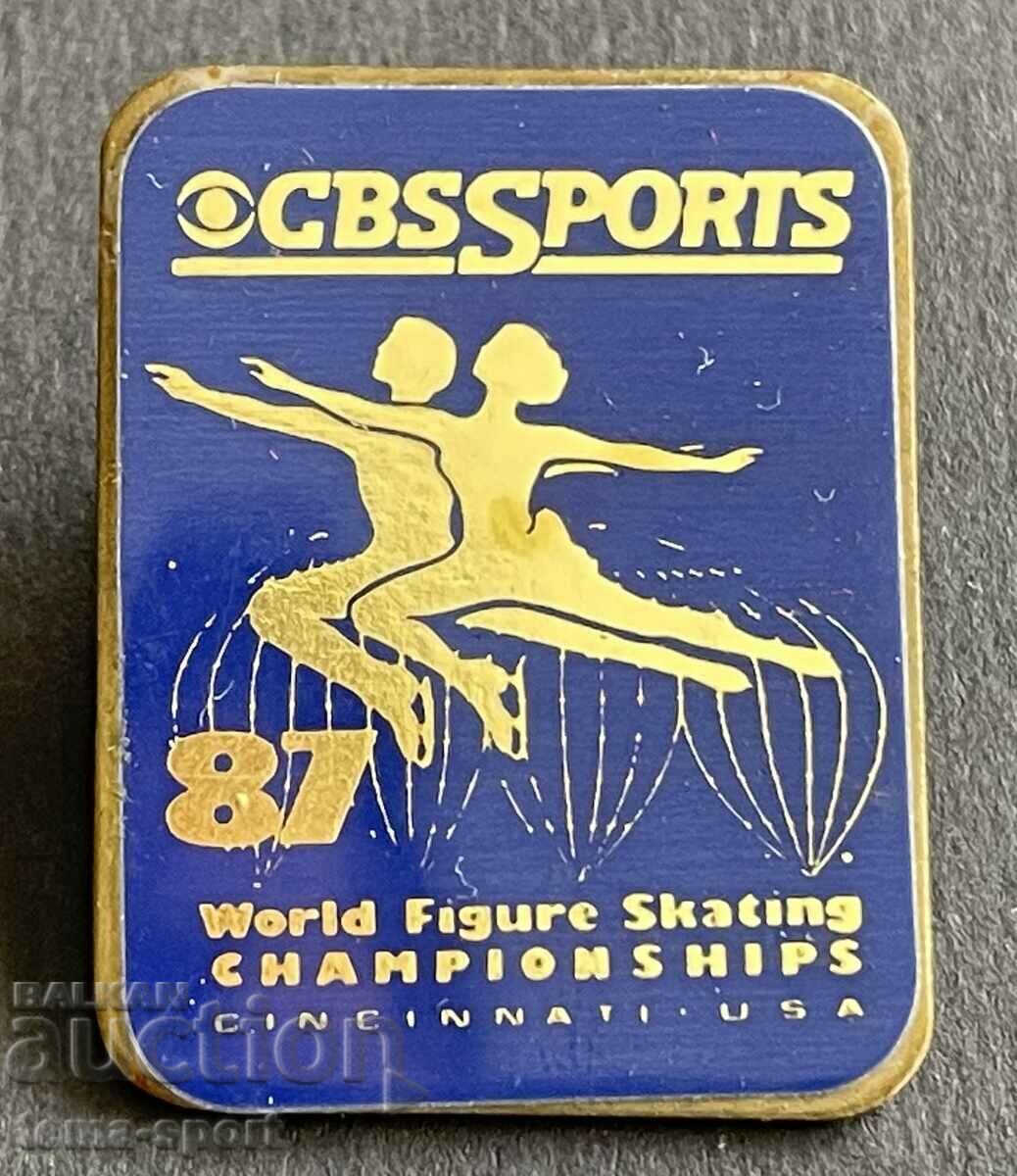 849 USA Figure Skating Competition Mark 1987