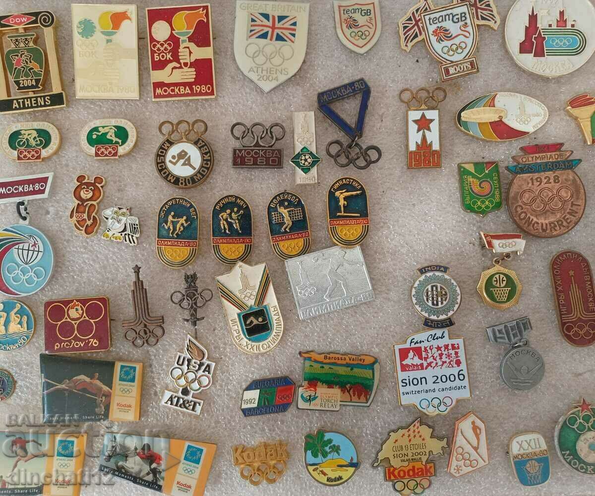 Licitație Colecția de insigne. Jocuri Olimpice. Olimpiada +++