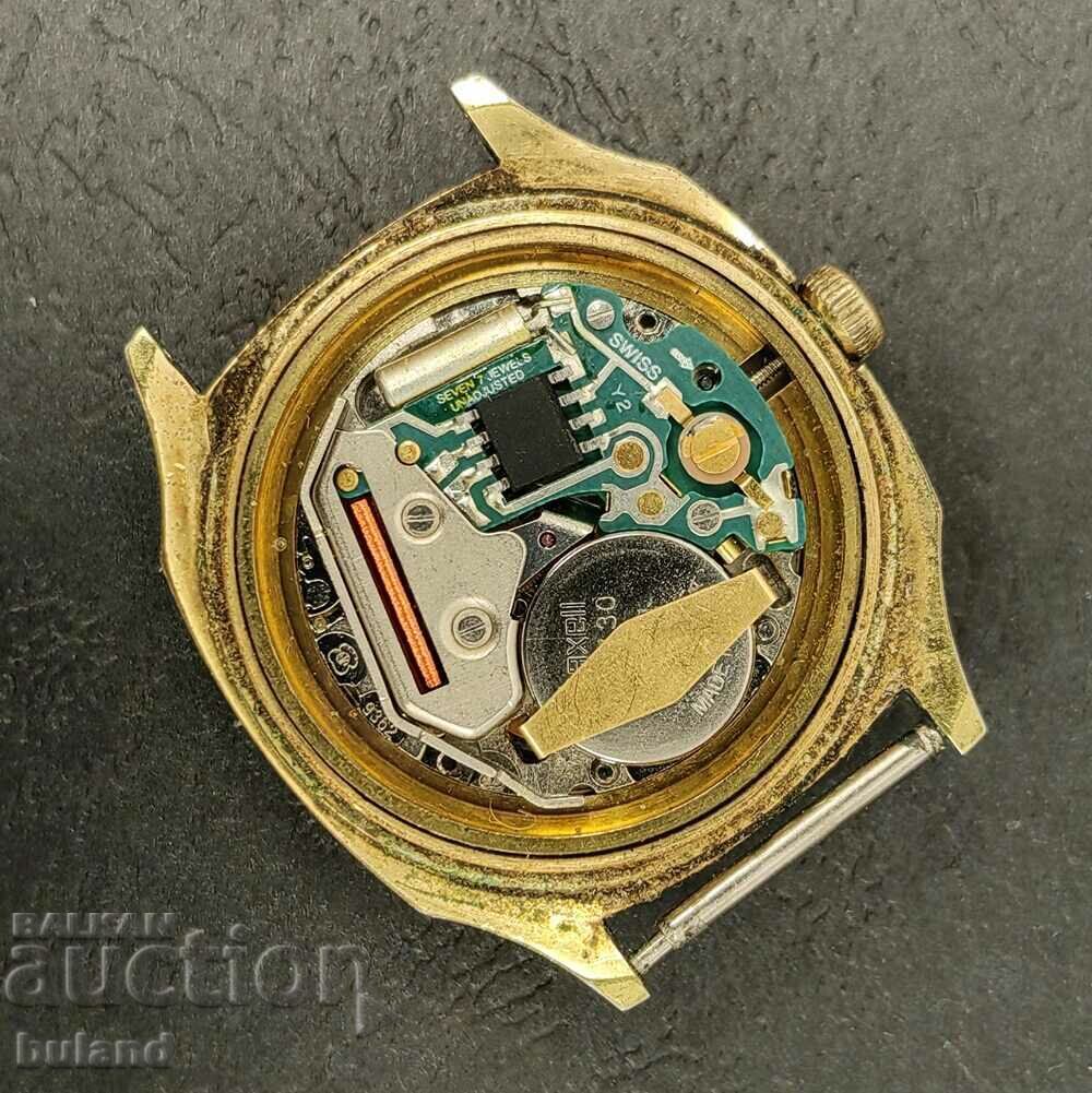 Δημοπρασία Παλιό ρολόι Nitava Quartz Mechanism ETA 9362 SWISS Δημοπρασία Παλιό ρολόι Nitava Quartz Mechanism ETA 9362 SWISS