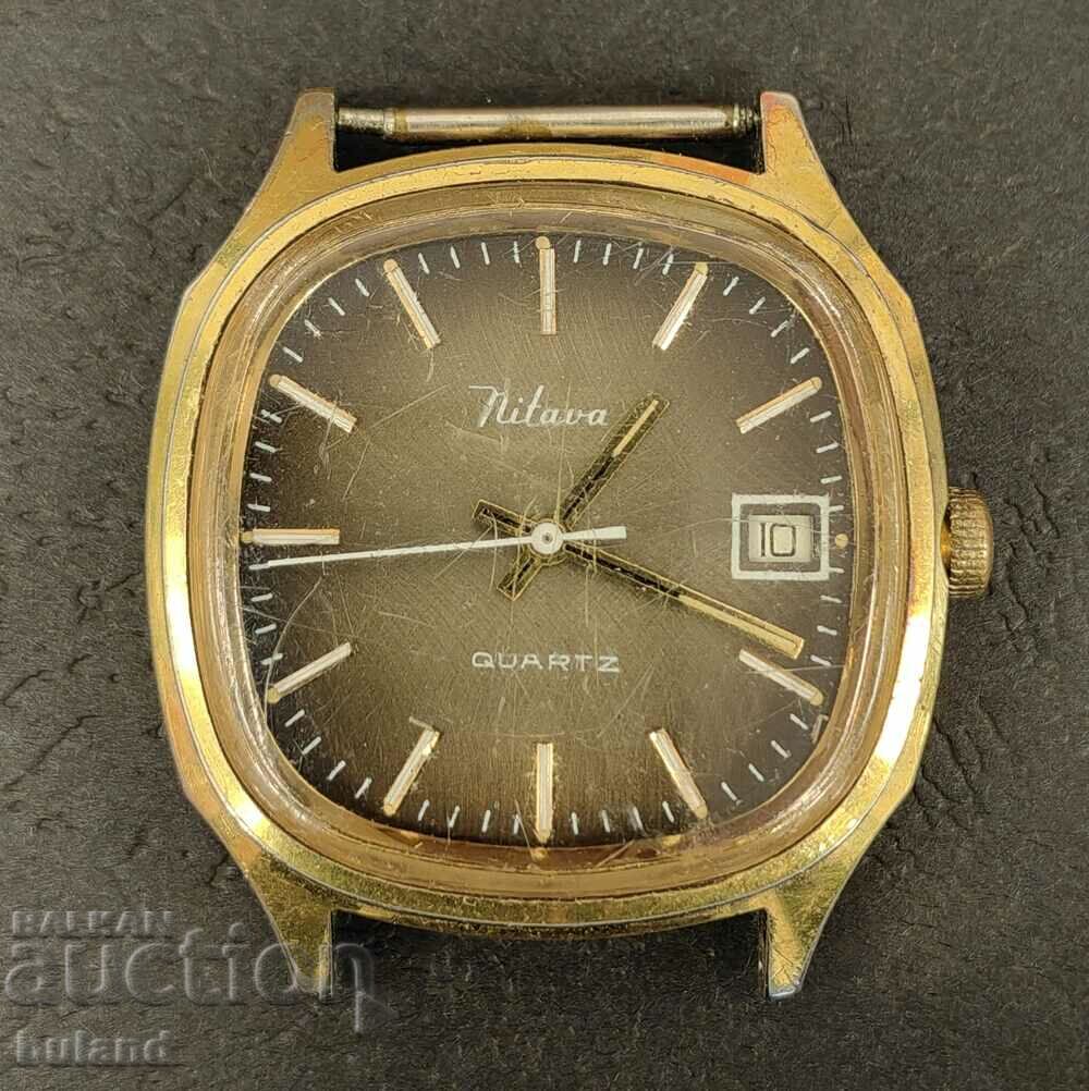 Old Watch Nitava Quartz Mechanism ETA 9362 SWISS