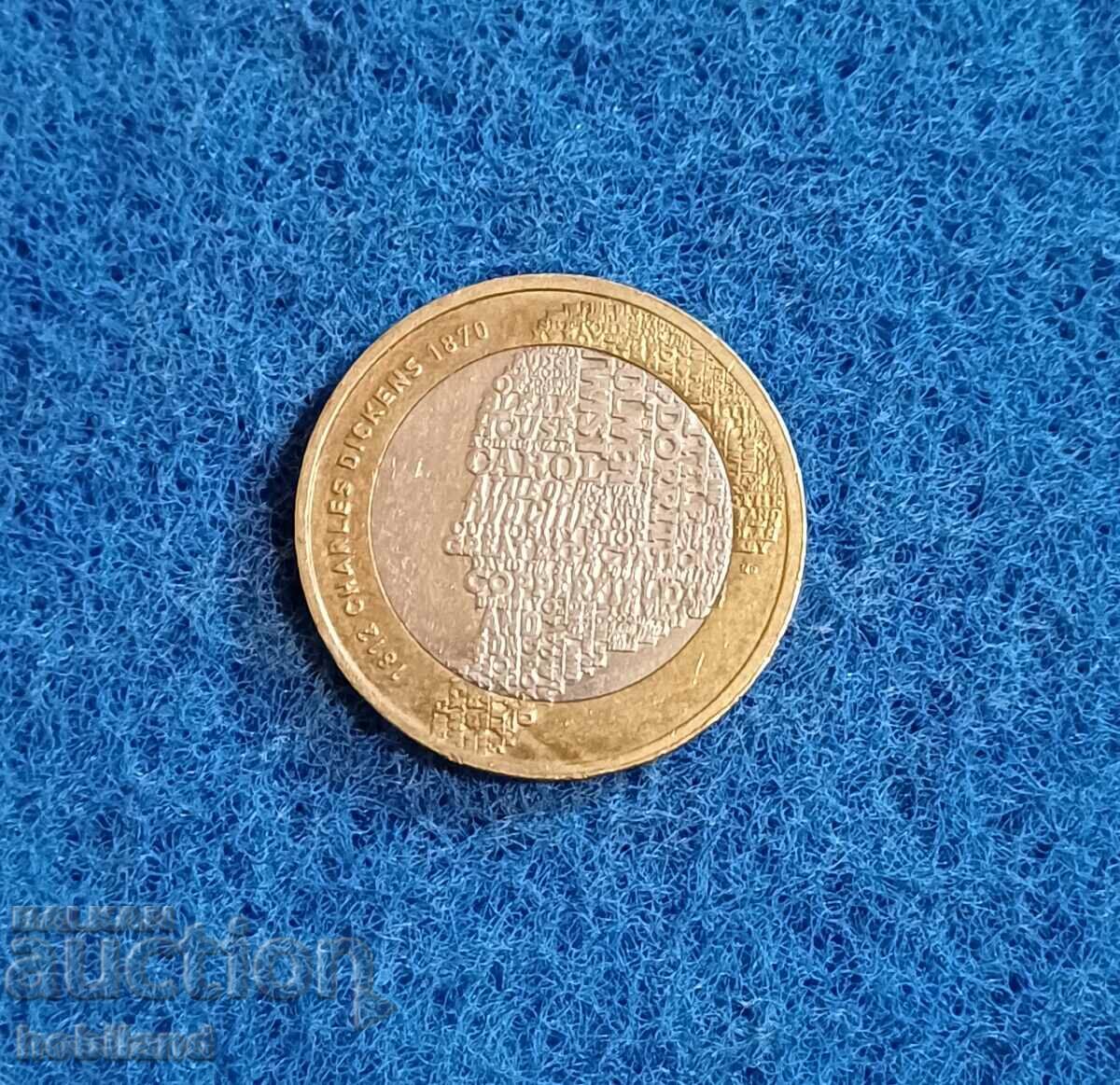 2 λίρες Μεγάλη Βρετανία 2012 με τιμή 9.80 BGN | € 5.01 2 λίρες Μεγάλη Βρετανία 2012 με τιμή 9.80 BGN | € 5.01