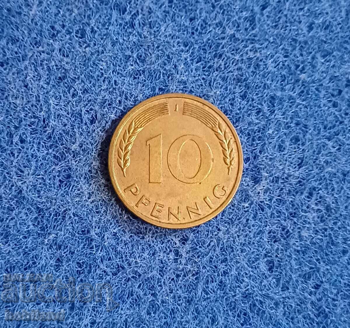 10 Pfenning FRG 1966/J