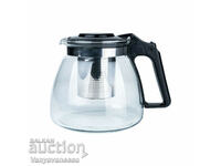 Heat-resistant glass teapot with super strong and durable e