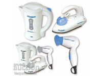 Travel set 3 in 1 - Hair dryer, water kettle, steamer