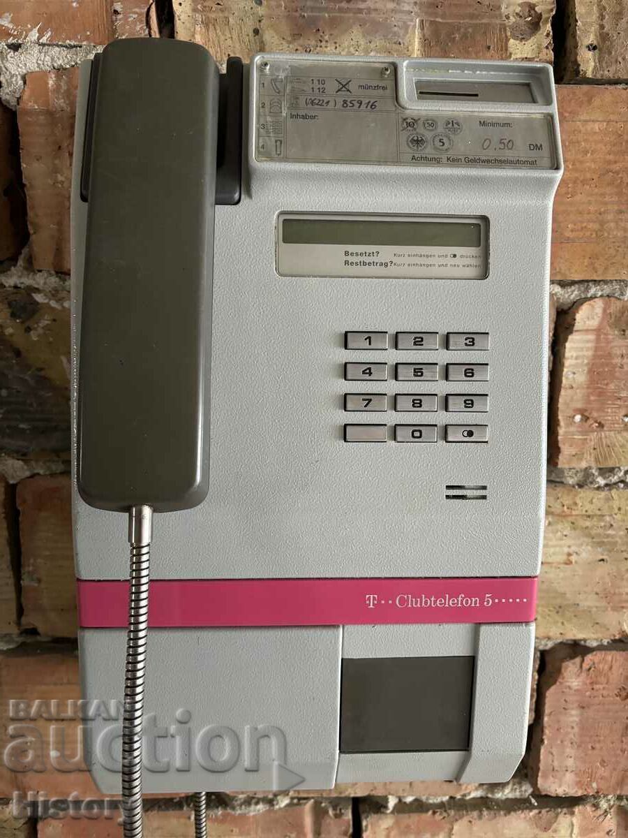 Coin phone. Street phone - FRG with price 249.99 BGN | € 127.82 Coin phone. Street phone - FRG with price 249.99 BGN | € 127.82