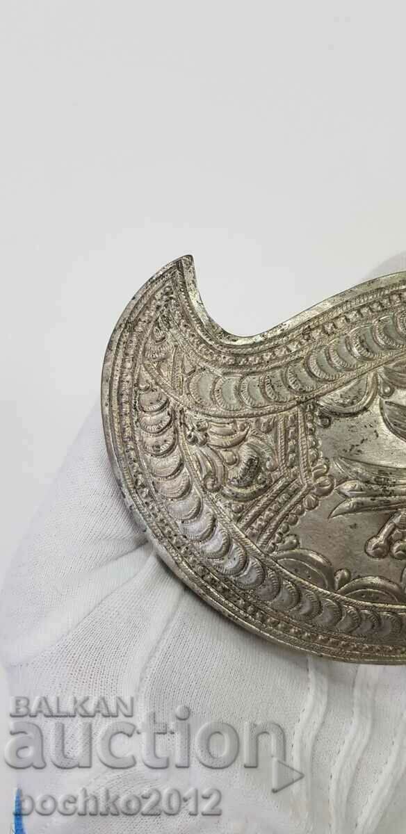 Δημοπρασία Σφυρήλατο Revival μισό παστ, παστ με πουλί 12,5εκ