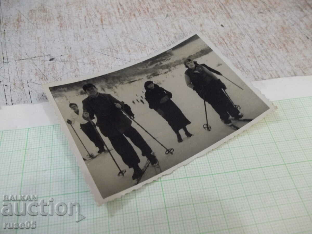 Auction Old photo of skiing near Lyulin Auction Old photo of skiing near Lyulin