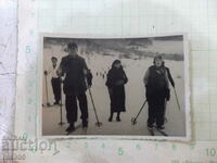 Old photo of skiing near Lyulin