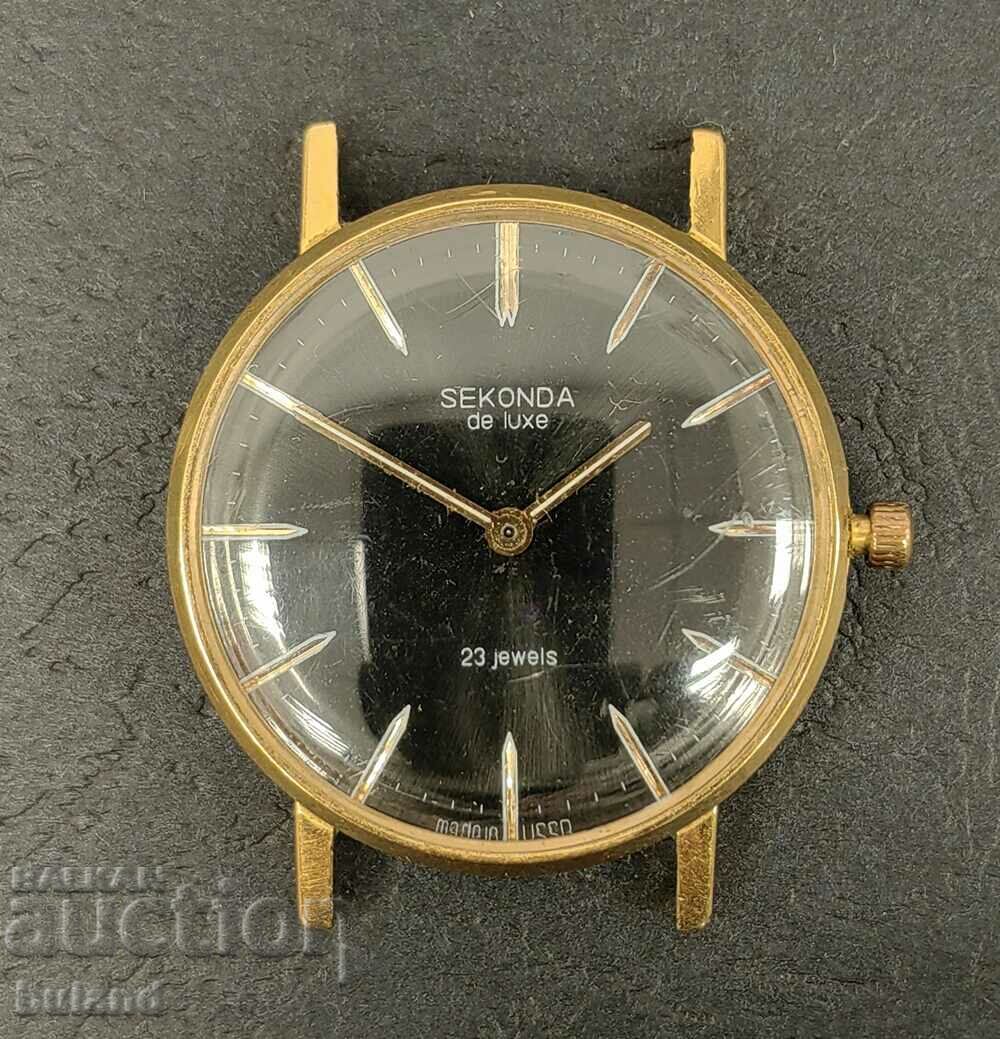 Gilded Soviet Watch Sekonda Flight 2209 Sekonda Poljot