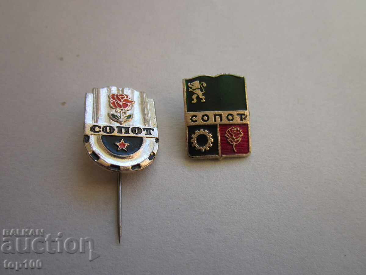 Auction LOT OF SOPOT BADGES !!! Auction LOT OF SOPOT BADGES !!!