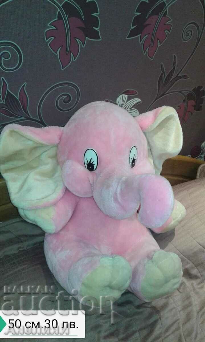 плюшена играчка слон с цена 20.00 лв. | € 10.23 плюшена играчка слон с цена 20.00 лв. | € 10.23