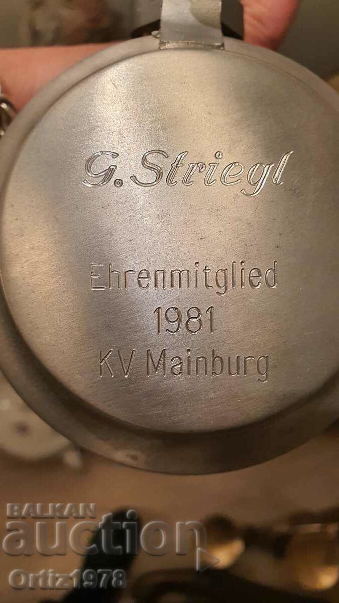 Vintage Goebel – Signature beer mug, multiple markings - 5 Vintage Goebel – Signature beer mug, multiple markings - 5