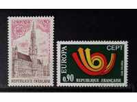 France 1973 Europe CEPT Buildings MNH