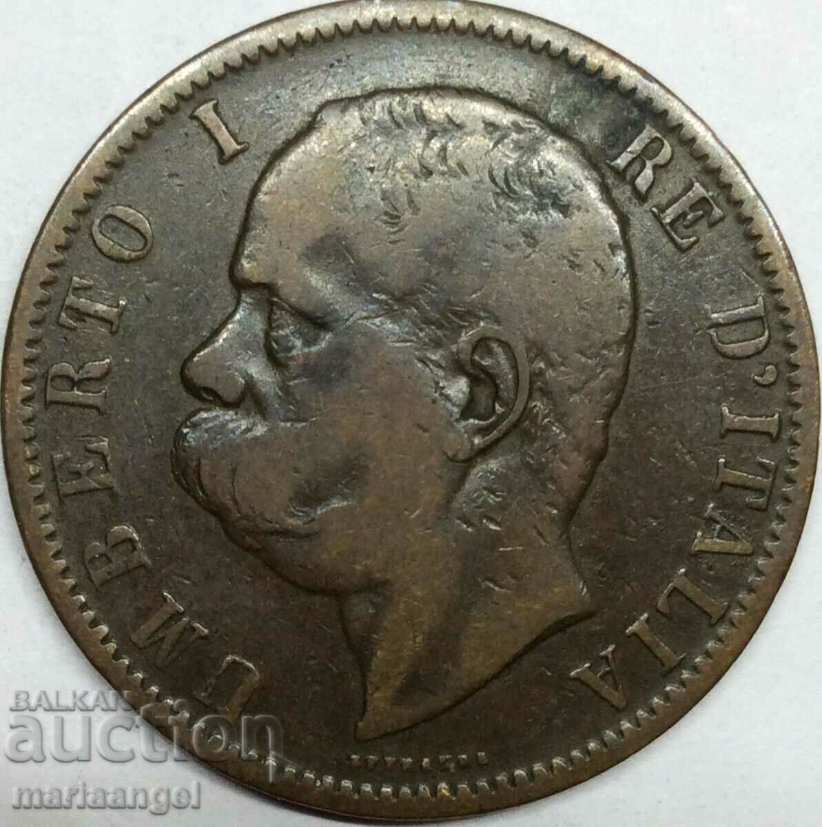 Italia - 10 centesimi 1894 Umberto I 30mm