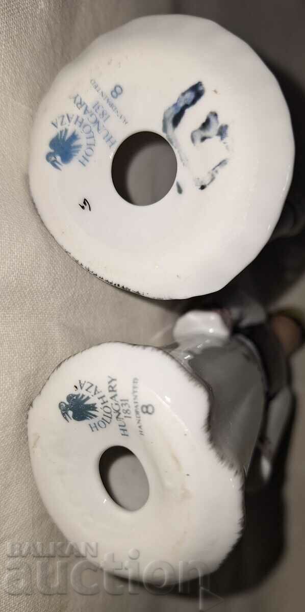 Ένα ζευγάρι παλιές επώνυμες φιγούρες από πορσελάνη--Ουγγαρία - 7 Ένα ζευγάρι παλιές επώνυμες φιγούρες από πορσελάνη--Ουγγαρία - 7