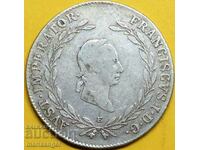 Austria 20 Kreuzer 1828 E - Carlsburg - quite rare