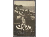 Varna old advertising tourist diploma in English