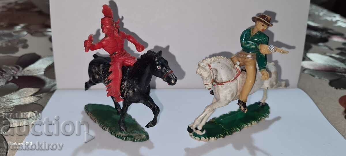 Стари фигурки воиници индианци рицари - 6