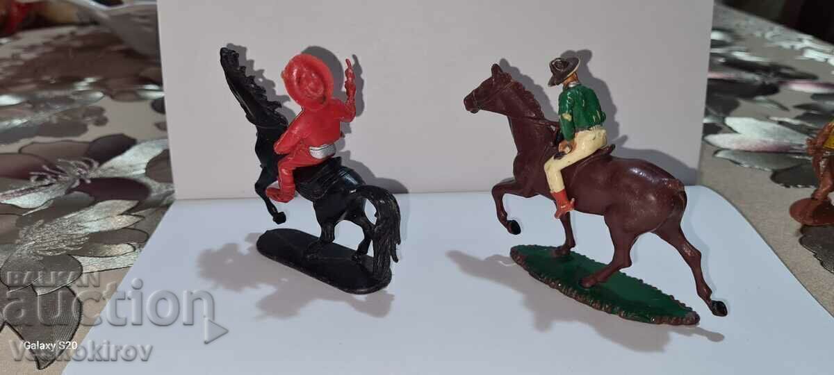 Old figurines of warriors, Indians, knights - 6