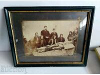 . 1892 FUNERAL OLD PHOTO PHOTOGRAPH FRAME GLASS