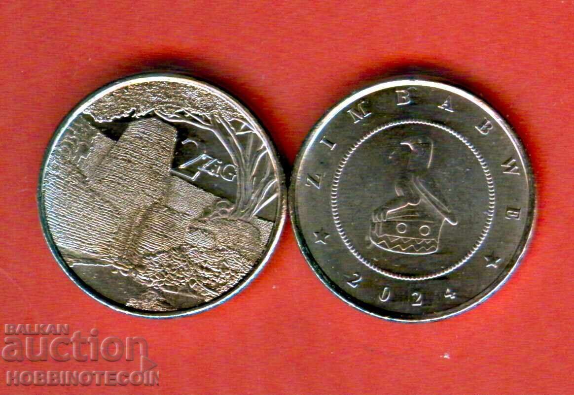 ZIMBABWE ZIMBABWE 2 ZIG ediția 2024 NOU UNC