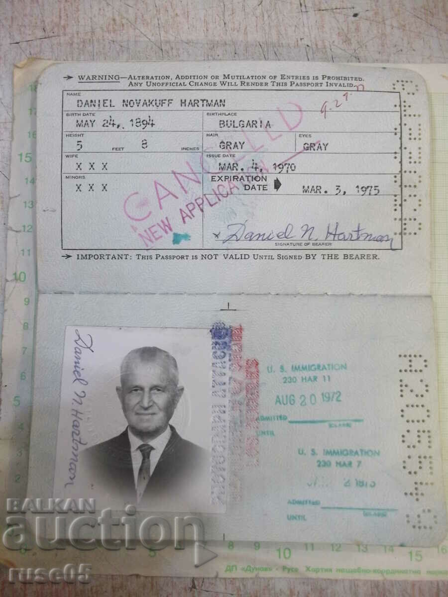 Auction Old American passport - 1 Auction Old American passport - 1
