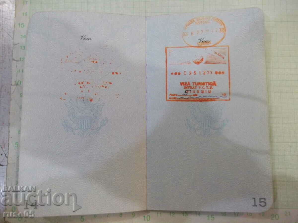 Delivery of Old American passport - 1 Delivery of Old American passport - 1