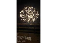 Christmas outdoor tree, 400 pcs. lamps with flowers - 2 m