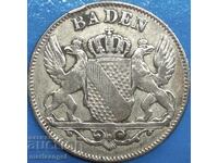 6 Kreuzer 1847 Baden Germany silver - quite rare