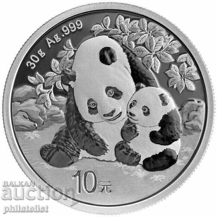 China - 10 Yuan - Panda 2024 - Silver Coin 30 grams UNC China - 10 Yuan - Panda 2024 - Silver Coin 30 grams UNC