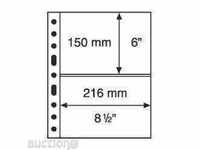 Sheets for banknotes/cards GRANDE (DIN A4) - 5 pcs/pack (899)