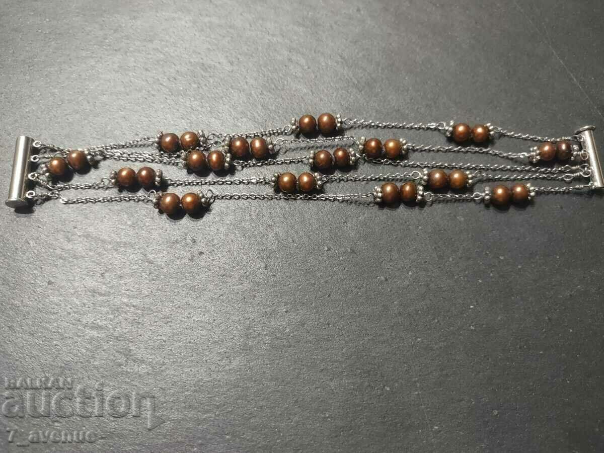 BRACELET with natural pearls, 24.11.2024