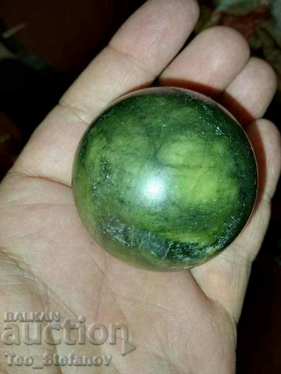 Dark nephrite sphere with price 28.00 BGN | € 14.32