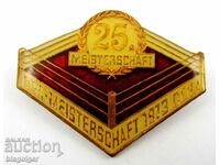 Campionatul RDG de box-1973-Insigna oficială