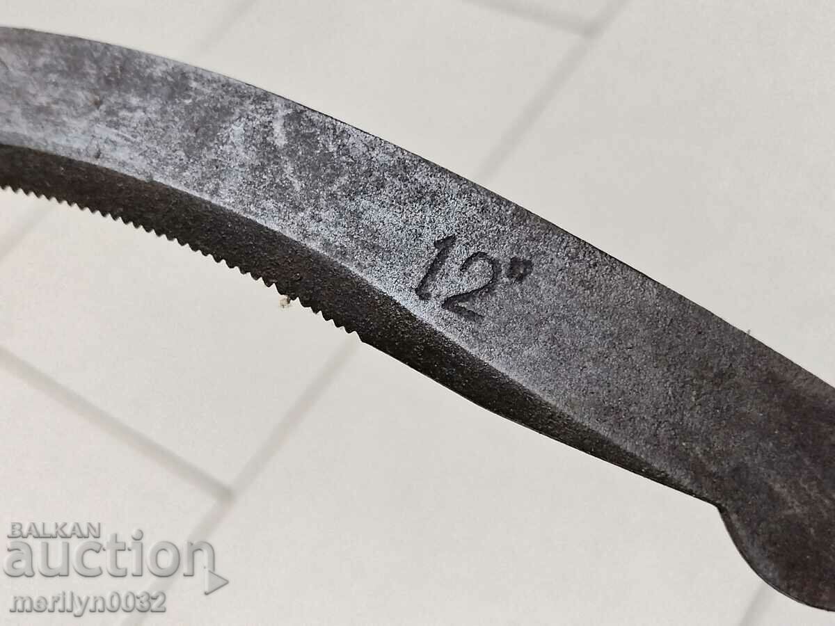 Old children's hair clipper, wrought iron blade sickle - 6 Old children's hair clipper, wrought iron blade sickle - 6