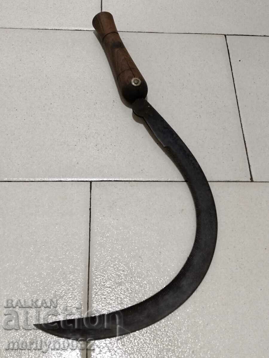 Old children's hair clipper, wrought iron blade sickle - 7 Old children's hair clipper, wrought iron blade sickle - 7