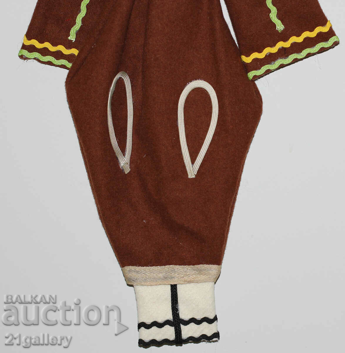 64 cm. Doll folk costume wool/textile wall decoration - 6 64 cm. Doll folk costume wool/textile wall decoration - 6