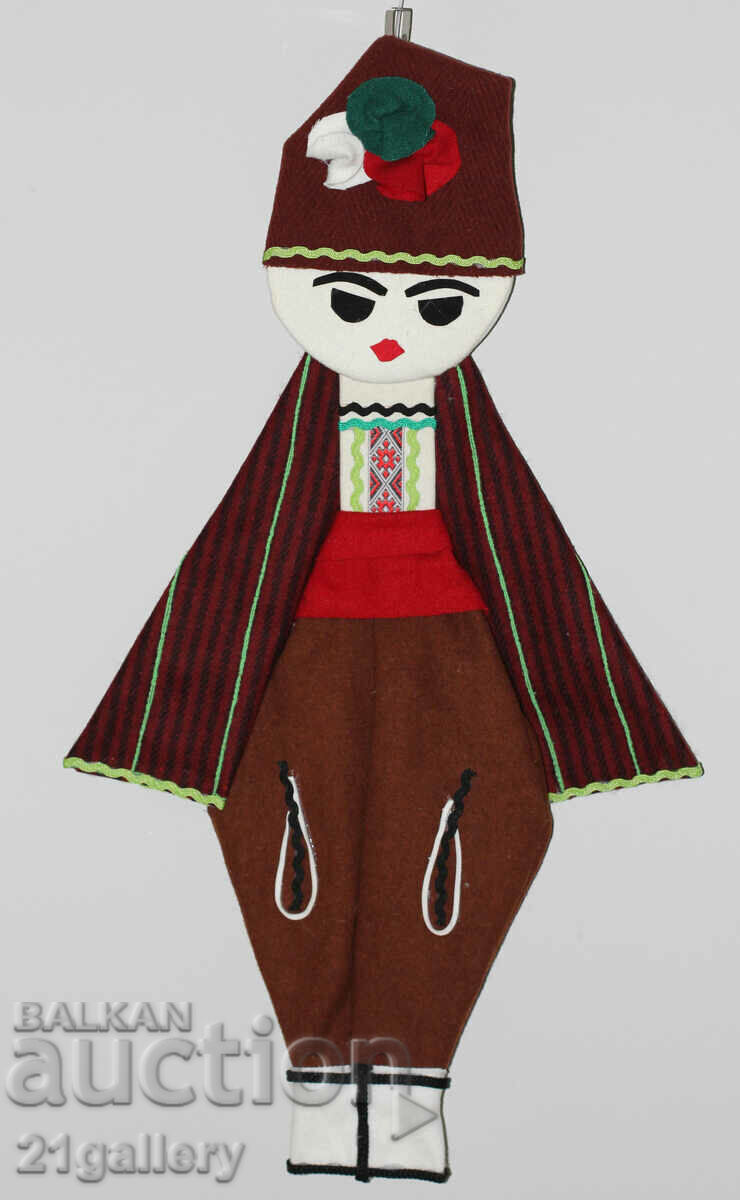 64 cm. Doll folk costume wool/textile wall decoration with price 80.00 BGN | € 40.90 64 cm. Doll folk costume wool/textile wall decoration with price 80.00 BGN | € 40.90