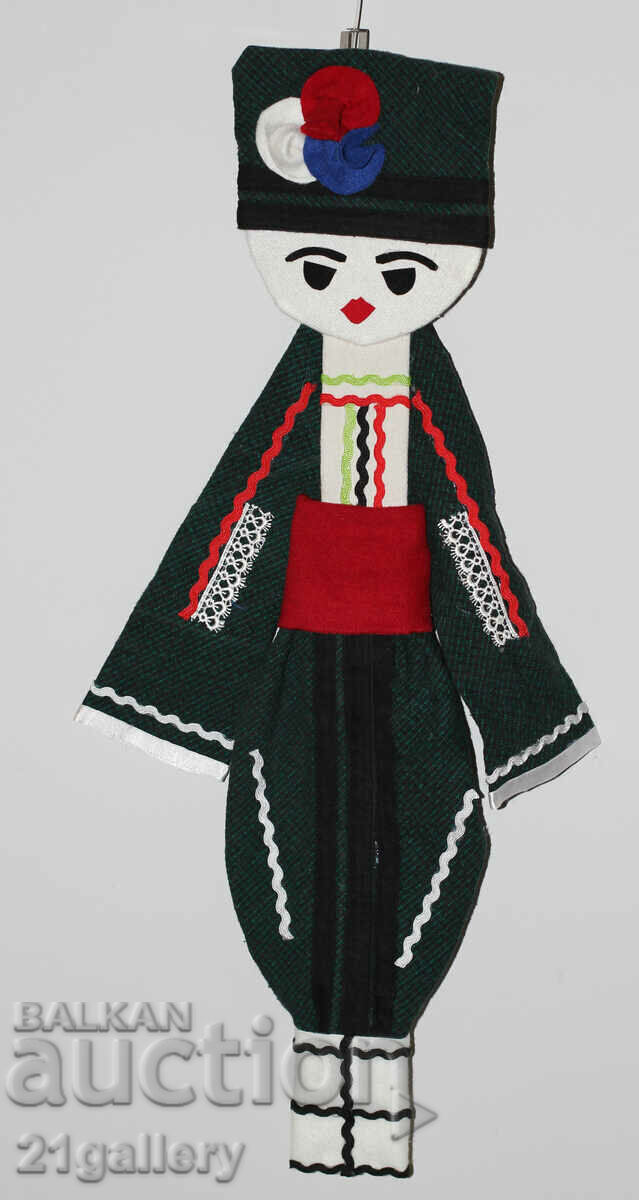 64 cm. Doll folk costume wool/textile wall decoration with price 80.00 BGN | € 40.90 64 cm. Doll folk costume wool/textile wall decoration with price 80.00 BGN | € 40.90