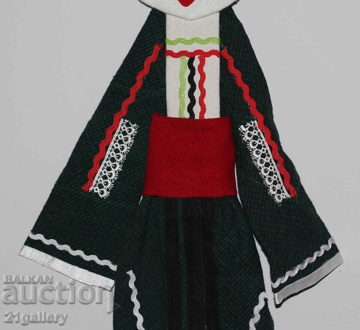 64 cm. Doll folk costume wool/textile wall decoration - 5 64 cm. Doll folk costume wool/textile wall decoration - 5